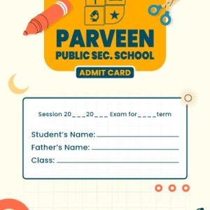 Design and print school exam admit cards easily in Pakistan. Perfect for student IDs, certificates, report cards, and educational printing needs.